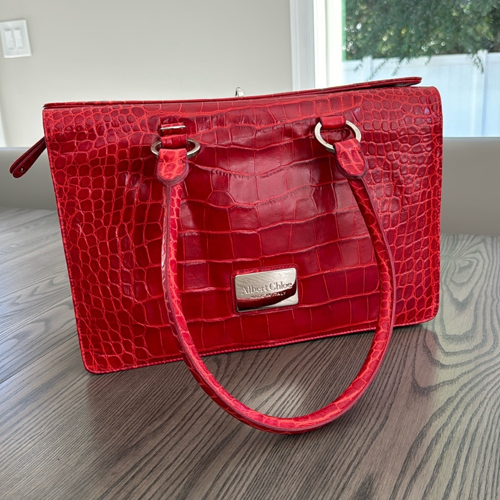Albert Chloe red bag